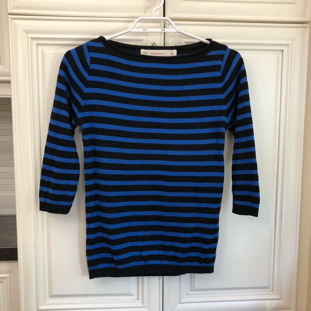 Soft Zara Knit striped sweater